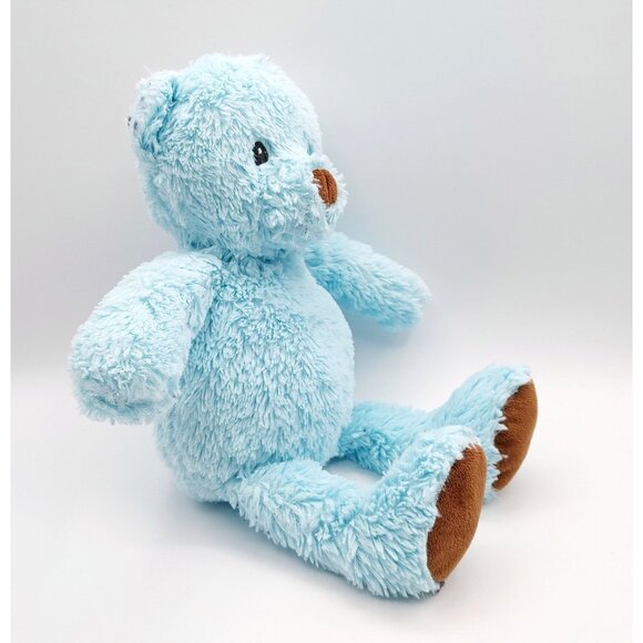 Jesse & LuLu Bear Plush 14" Stuffed Animal Baby Toy Soft Lovey Blue - Picture 2 of 4